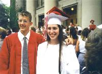 [Carrie and I at graduation]